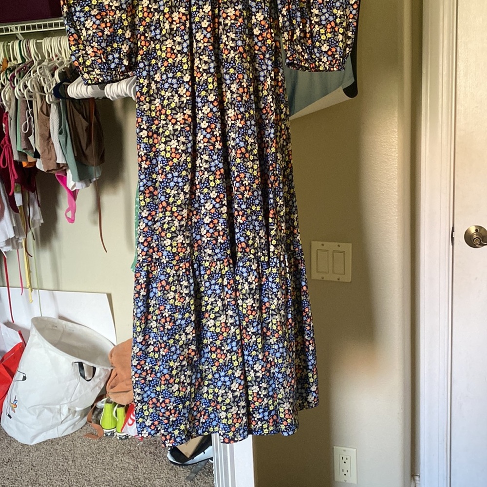 LONG FLORAL DRESS - Picture 2 of 2